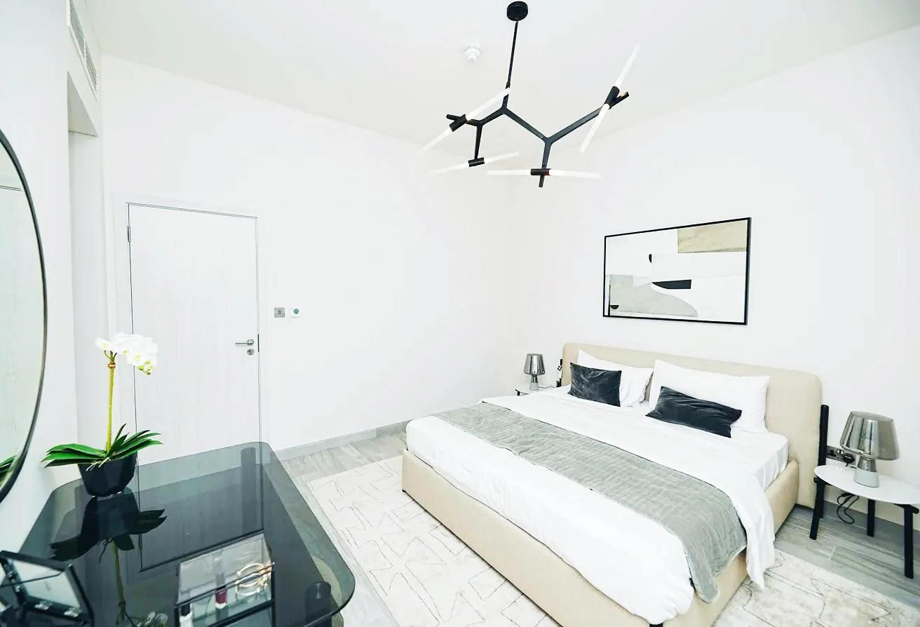 Lush landscaped gardens and pedestrian paths in Noya Villas community